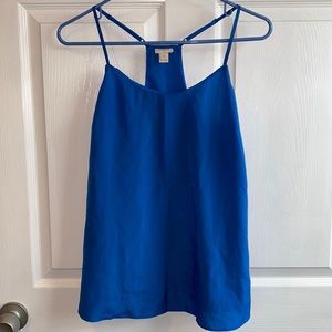 J.crew blue tank top